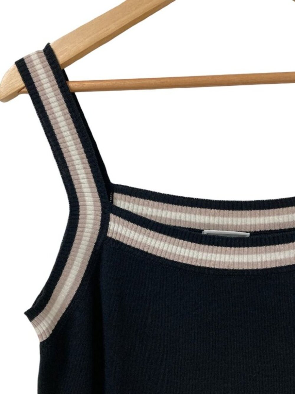 Chanel Sports Line CC Logo Knit Sweater 38 Black - Picture 3 of 9